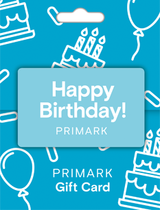 Primark Happy Birthday Blue
